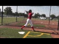 July 2016 Sabrina hitting & fielding skills