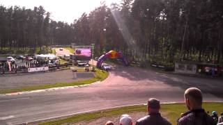 preview picture of video 'Bikernieki drift 2011 - Egle crazy close'