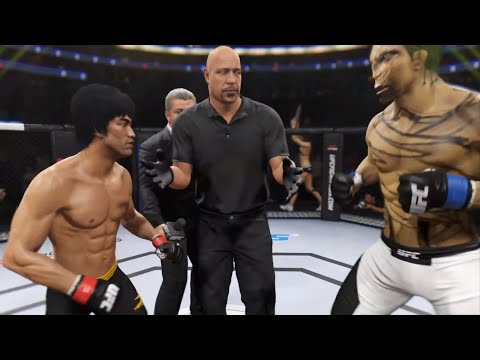 Bruce Lee vs. Pangolin (EA Sports UFC 2)