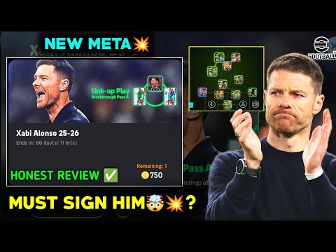 Meta manager is back 🤯💥 | Best link up🔥 | Xabi alonso manager review |xabi best formation| Efootball