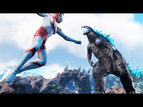 NEW Epic Godzilla Kaiju In Ark BATTLE FOR THEIR LIVES! - Ark Modded Gameplay
