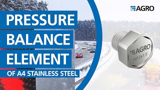Pressure balance elements, for standard and Ex applications