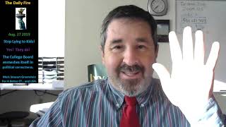 AUG 27 libertymsg Stop lying to kids! Eschew Politics.