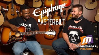 Video thumbnail for Epiphone Masterbilt Acoustics by Marshall Music SA