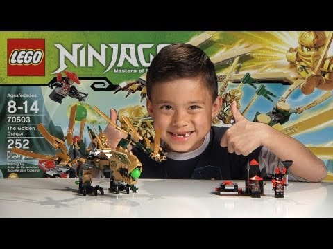 THE GOLDEN DRAGON - LEGO NINJAGO Set 70503 - Time-lapse Build, Unboxing & Review