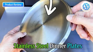 Unbreakable Dinner Plates! Paoli Stainless Steel Plate Review