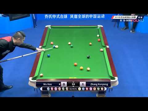 Zhang Kunpeng VS Wu Hao - QF - 2019 World Chinese Pool Masters Linyi Station