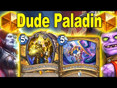 MY NEW Dude Pure Paladin Is CRAZY Good & Super Fun To Watch At Festival of Legends | Hearthstone