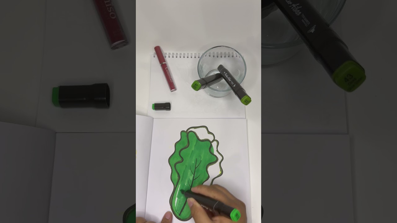 Coloring daily #Unboxing#Bulding a NEW Marker originizer#art#pixelart#Cosmetisc Coloring book#