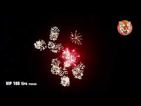 Feu d’artifice automatique Soirée V.I.P. 188 tirs – 150 sec – Batterie spectacle F2