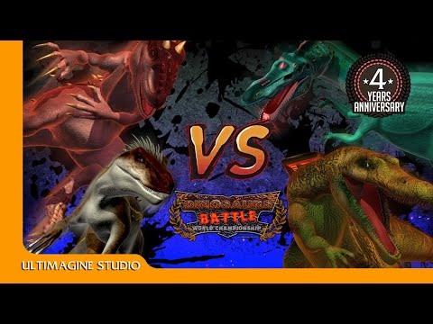 Spino And Baryonyx VS I Rex And Indoraptor  : Dinosaurs Battle Special #dinosaur #dinosaurs