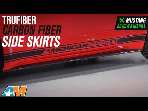 2015-2018 Mustang GT, EcoBoost, V6 Trufiber Carbon Fiber Side Skirts Review & Install