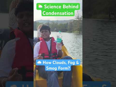 ☁️ How Clouds, Fog & Smog Form | Science behind Condensation #homibhabhaexam #littlescientistarjit