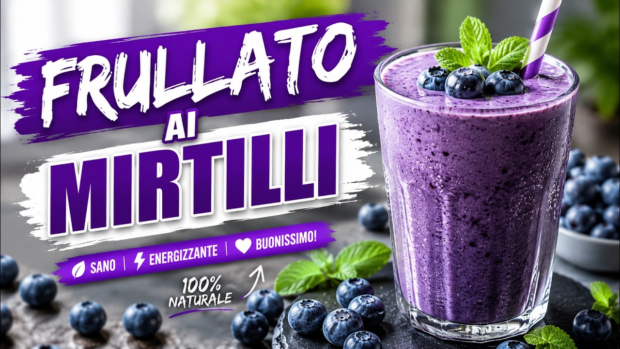 come combattere il caldo facciamo un frullato ai mirtilli