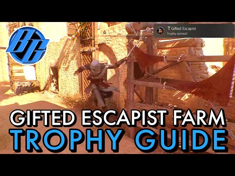 Assassin's Creed Mirage Scaffolding Farm | Gifted Escaptist Trophy Guide