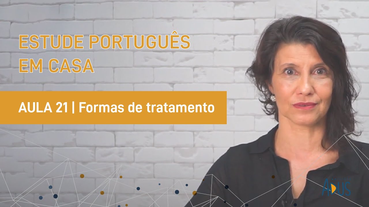 Aula 21 - Formas de tratamento