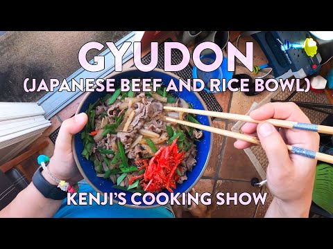 Kenji's Cooking Show | Gyudon (Japanese Beef and Rice Bowls) with Simmered Kabocha Squash