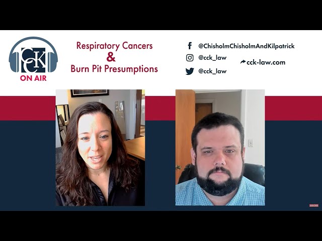 New Burn Pit VA Presumptive Respiratory Cancers