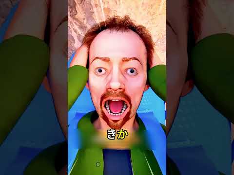 巨大な「サメ」に丸呑みされたら？ 😱🦈