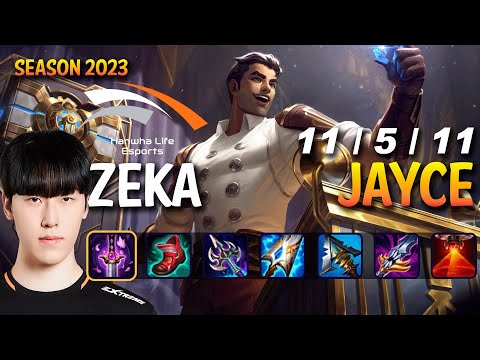 HLE Zeka JAYCE vs AZIR Mid - Patch 13.12 KR Ranked