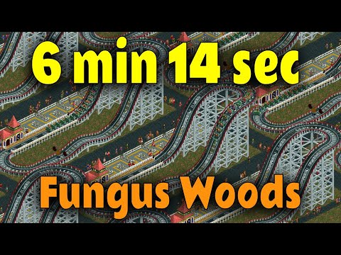 Beating Fungus Woods in 6m 14s - OpenRCT2 speedrun