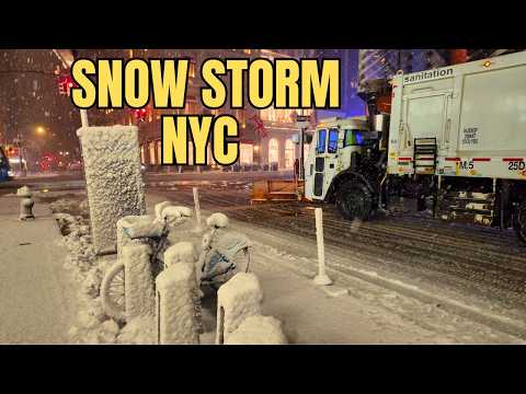 Exploring Midtown Manhattan BLIZZARD WARNING NYC Snow Storm 2026 ❄️