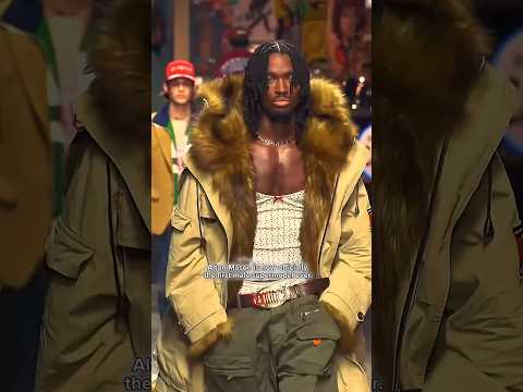 First male supermodel ever! #altonmason #supermodel #fashion #catwalk #runway #shorts #fyp