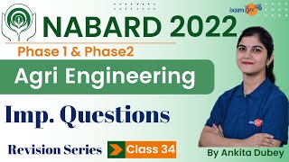 Download Lagu NABARD 2022 | Agri Engineering Top 15 Questions | Agriculture | By Ankita Dubey Thumbnail