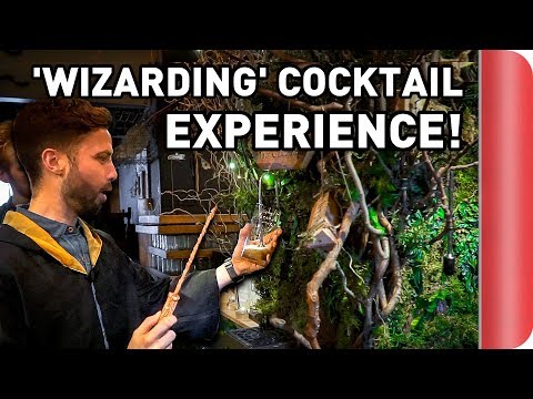 Harry Potter Inspired London Cocktail Bar | Magic, Wands and Potions! | Sorted Food