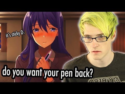 Yuri returns our pen... | Doki Doki Just Yuri END - YouTube