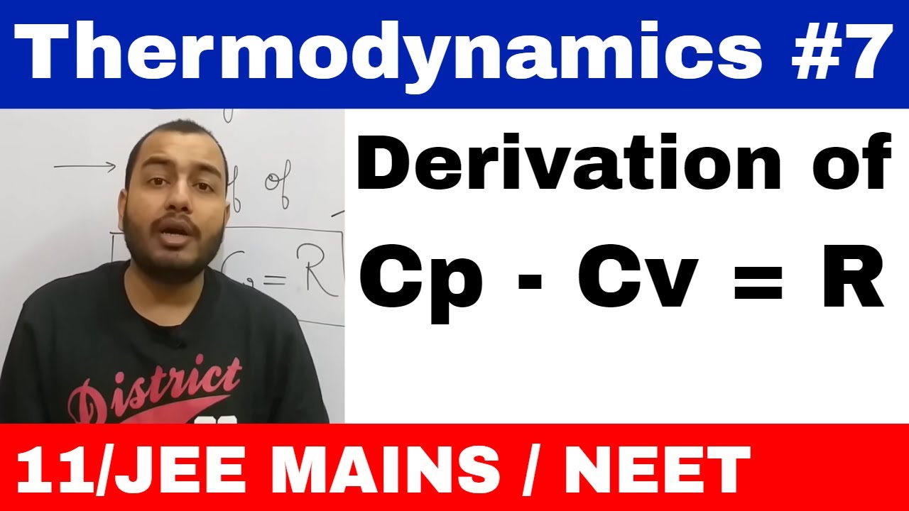 What is the relationship between CP CV and R? Tipseri