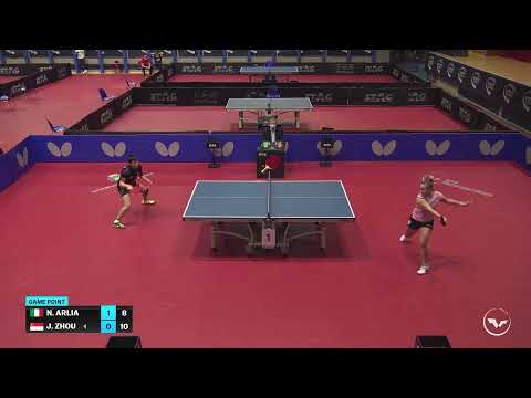 Nicole Arlia vs Zhou Jingyi | WTT Youth Contender Lignano | U19 GS | SF