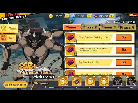 Vì Sao Tôi Muốn SSR+ Bakuzan Quay Vé Đen Hay Vào Chi Viện-Game One Punch Man The Strongest -ワンパンマン最強