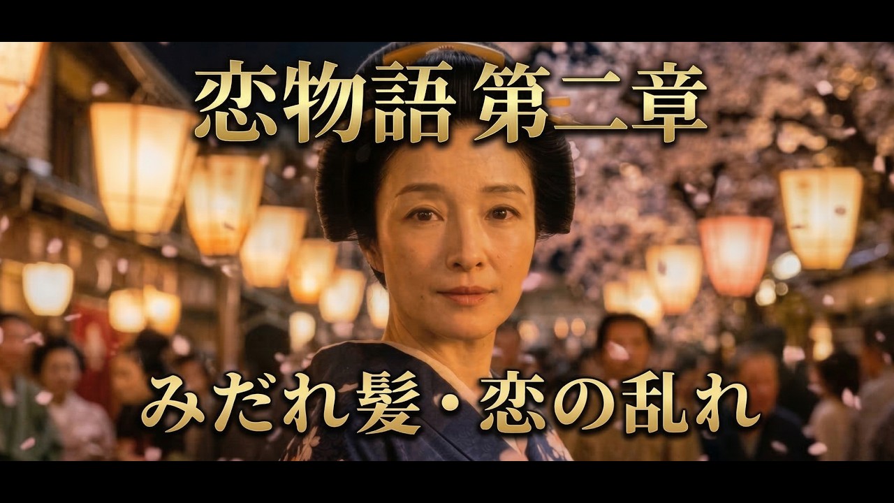 黒髪が乱れるとき、恋も乱れる　与謝野晶子『みだれ髪』　－　恋物語　第二章　みだれ髪・恋の乱れ（与謝野晶子）