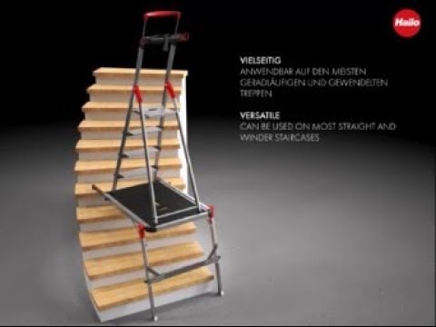 Hailo Treppenpodest TP1. Problemlöser bei Wendeltreppen u. geraden Treppen