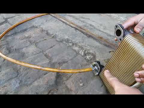 Washing of oil cooler (OM 404) 12 Cylinder - NBAE