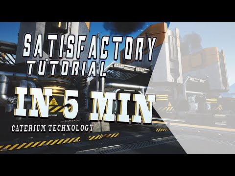 Satisfactory Tutorial in 5 Minutes  E20:  Caterium technology