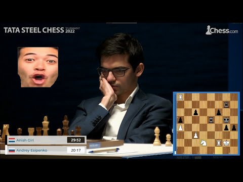 GM Anish Giri FINDS only winning move against GM Andrey Esipenko