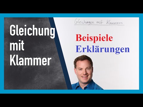 Gleichungen mit Klammern lösen | www.gut-erklärt.de
