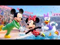 Finish Line Surprise Minnie S Funny Stumble Shocks Mickey And Daisy Funny Mickey World