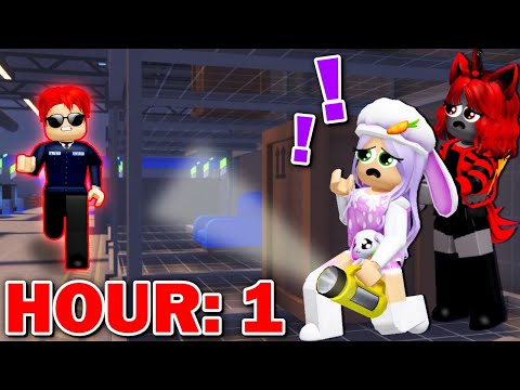 SURVIVE OVERNIGHT In A MEGA STORE With Moody! (Roblox)
