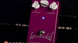 Video thumbnail for Lovepedal Purple Plexi by ProGuitarShopDemos