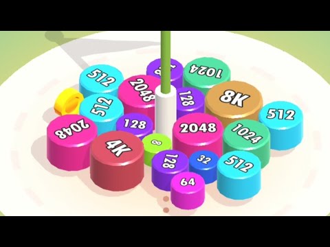 2048 Block Merge 3d - Part 2! 4K, 8K, 16K unlock ( android, iOS )