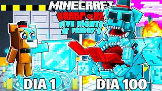 ⚪ SOBREVIVÍ 100 Días EN FIVE NIGHTS AT FREDDY'S 🎃 DE DIAMANTE en Minecraft HARDCORE