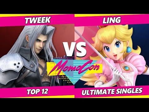 MomoCon 2022 Top 12 - Tweek (Sephiroth) Vs. Ling (Peach) SSBU Ultimate Tournament