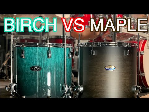 BIRCH VS MAPLE - Drum Shell Comparison
