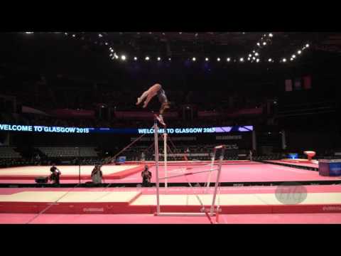 DOWNIE Rebecca (GBR) - 2015 Artistic Worlds - Qualifications Uneven Bars