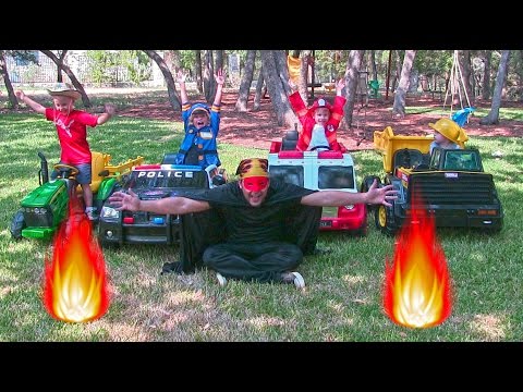 Little Heroes 10 - The Spark, The Police Car, The Fire Engine and The Dump Truck