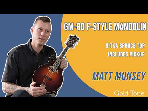 Gold Tone GM-80: F-Style Mandolin with Case image 11