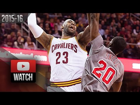 LeBron James Full Highlights vs Bulls (2016.01.23) - 26 Pts, 13 Reb, 9 Ast
